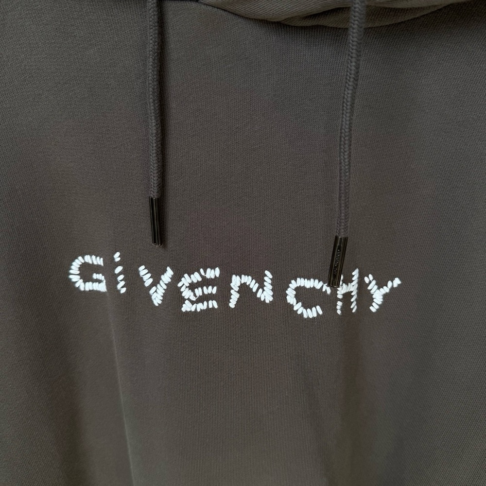 Givenchy Logo-Emboidered Loopback Cotton-Jersey H… - image 7